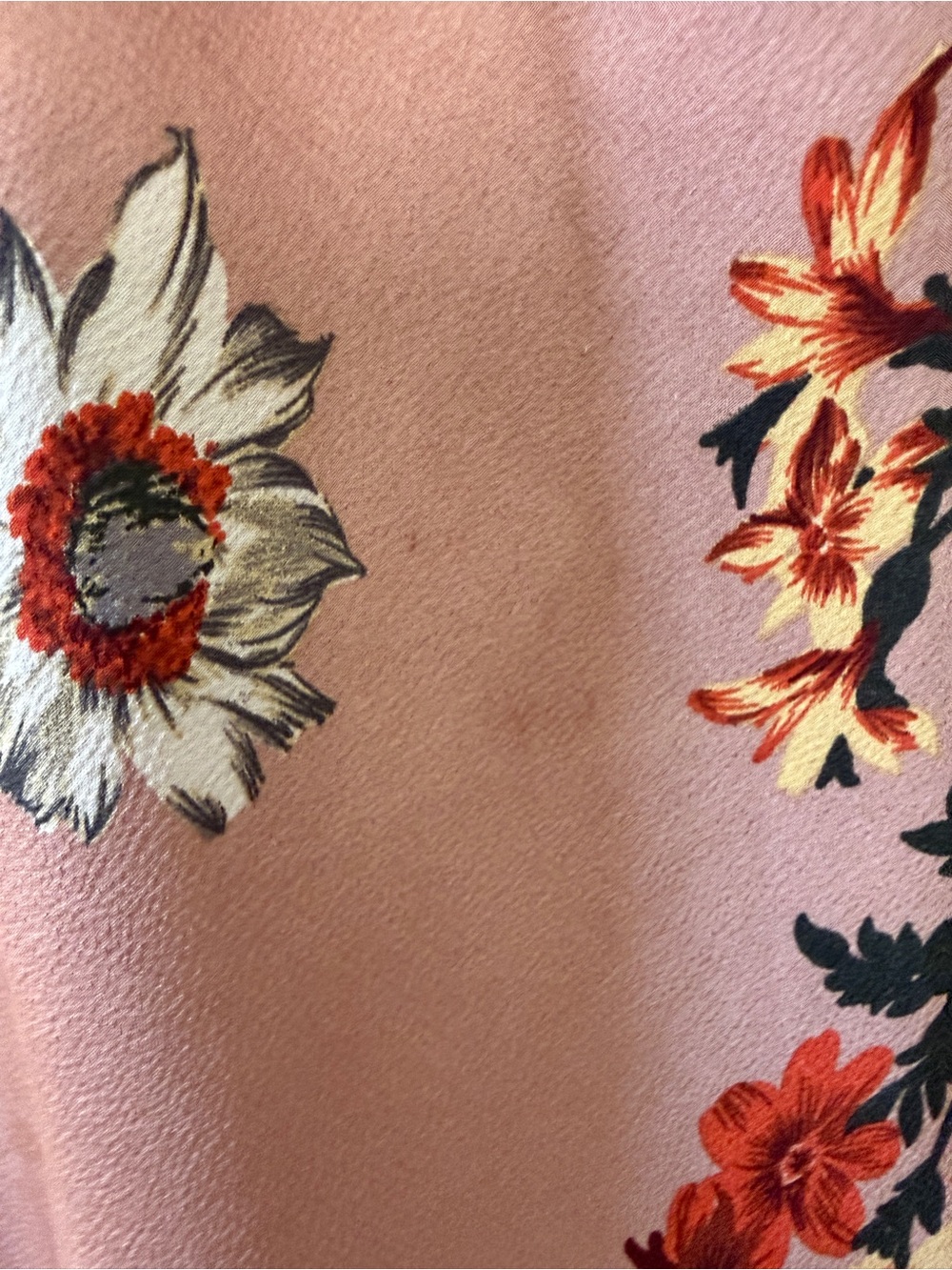 Astr Floral Cowl Neck Midi Dress in Rose - Picture 8 of 8